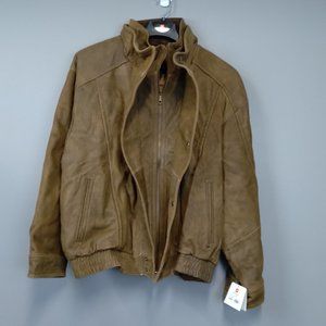 EUC Wilson Leather Brown Classic bomber Jacket